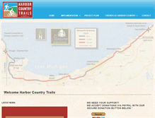 Tablet Screenshot of harborcountrytrails.org